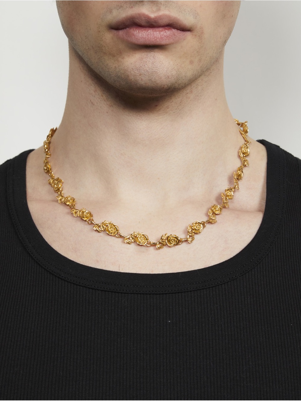 Gold Multi-Roses Necklace Emanuele Bicocchi